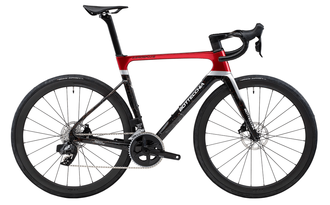 Bottecchia Aerospace 2025 - Shimano Ultegra Di2 12sp - ITM Carbon 40mm FUGA - 053 / 53 / 81 ROSSO NERO MULTICOLOR (53)