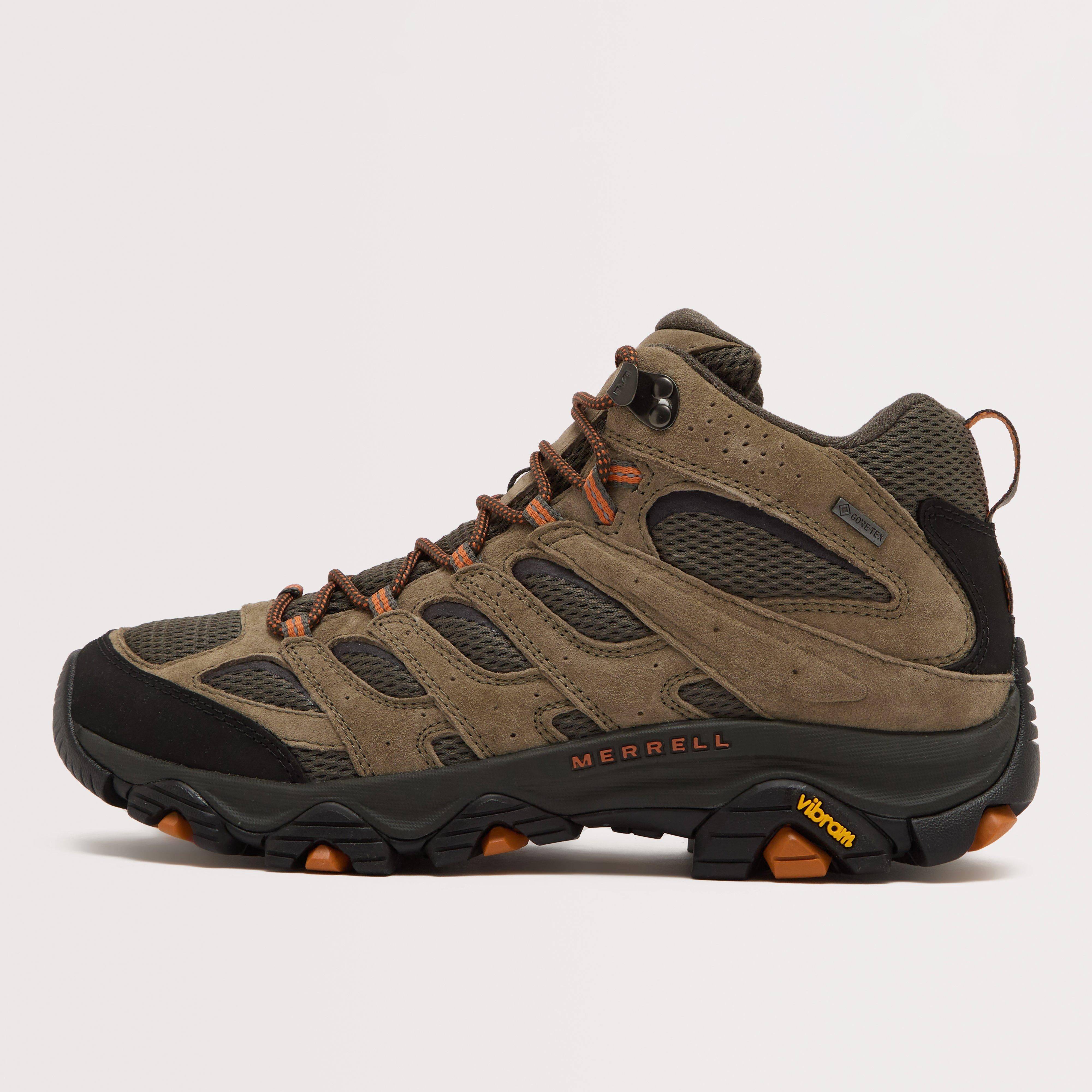 Merrell Men's MOAB 3 Mid GORE-TEX Walking Boots, Green