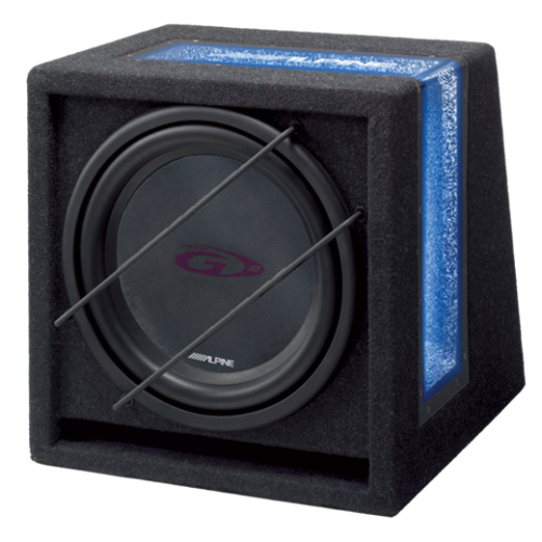 Alpine 12" Subwoofer i Kabinet - SBG-1244BR - 800W