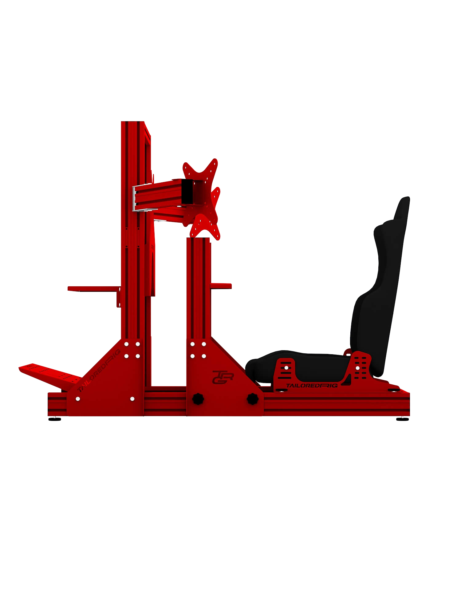 Sim Rig SRR4000 - Rosso Corsa Rot (RAL 3000) / Nein / Front Mount - Simucube