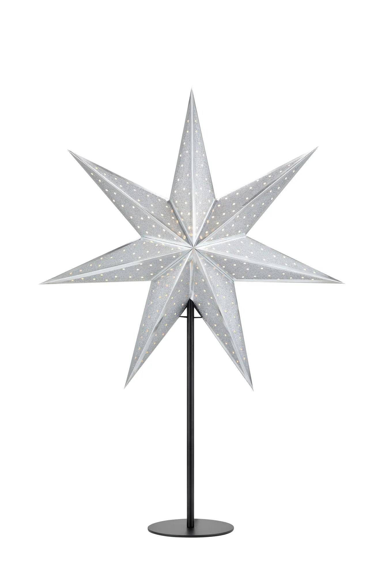 Glitter Bordsstjärna Silver