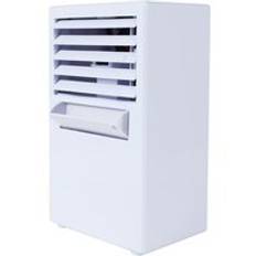 Bärbar luftkonditionering fläkt mini evaporativ luftcirkulator kylare luftfuktare hemmakontor bord skrivbord stående luftkonditionering - Vit