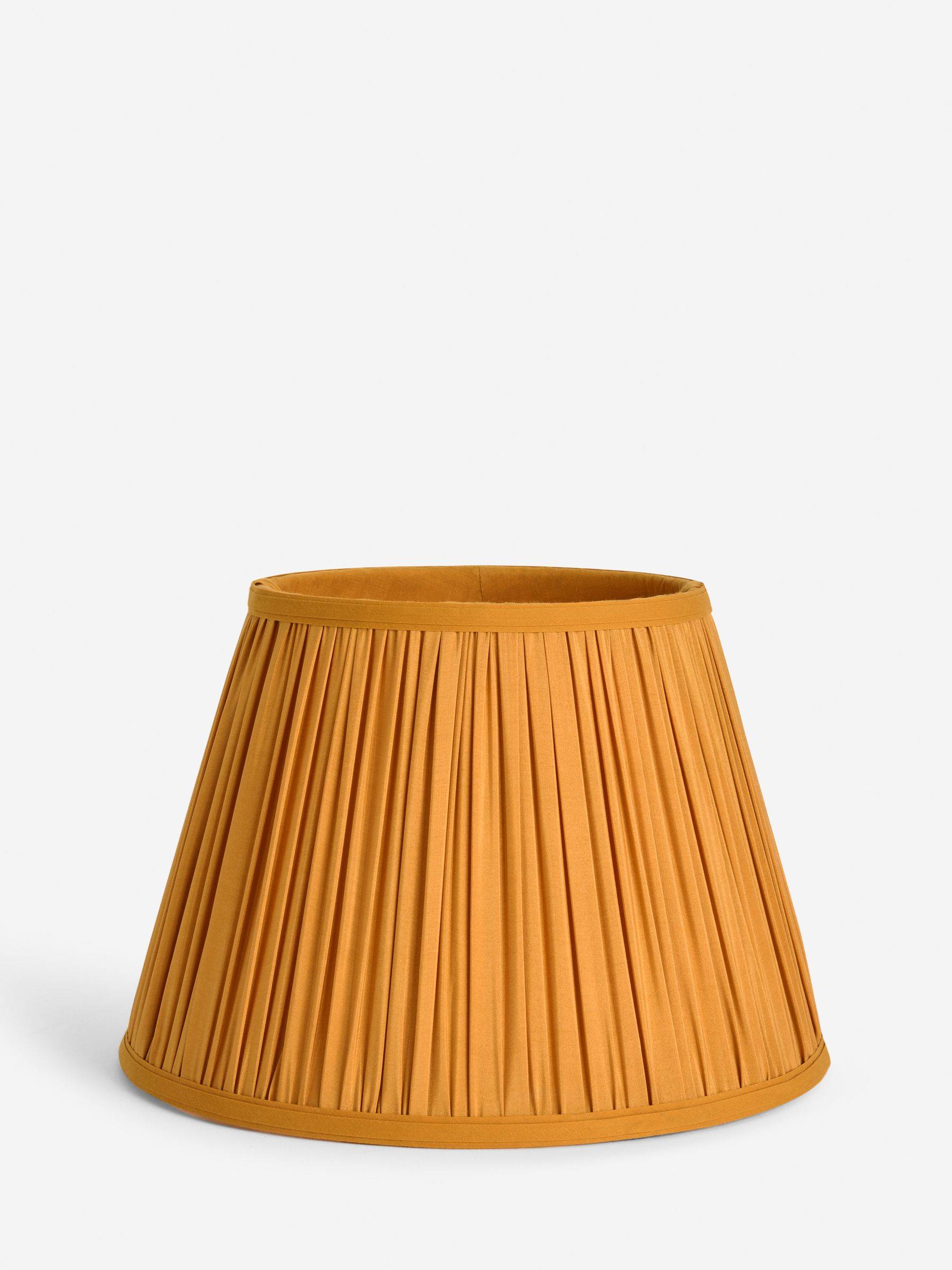 Next Ochre Yellow Pleated Lamp Shade