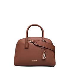 MICHAEL KORS Md Zip Satchel |Brun |One Size