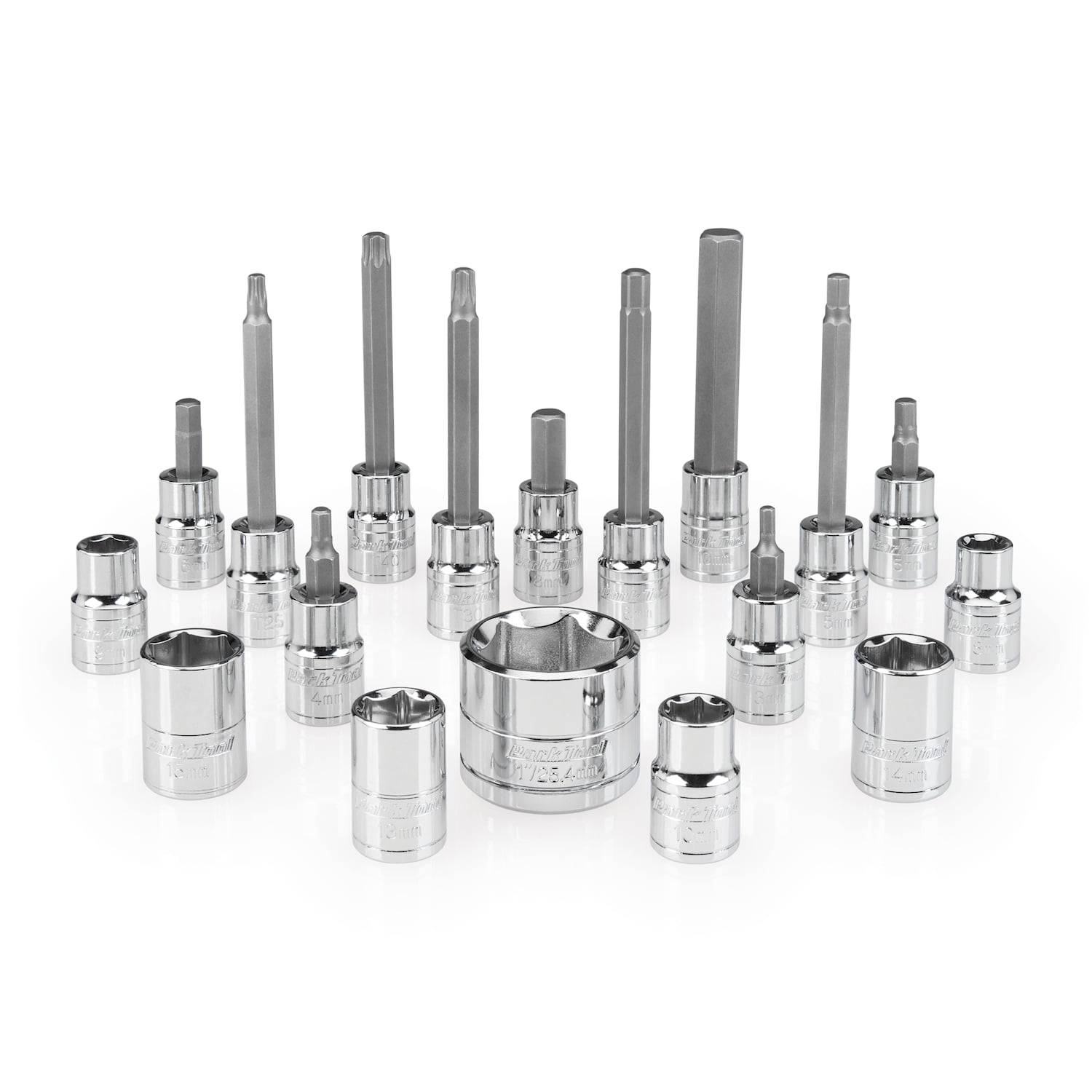 Park Tool Socket + Bit Set SBS-1.2  Silver Cykeltillbehör - Verktyg - VerktygCykeltillbehör   Verktyg   Verktyg