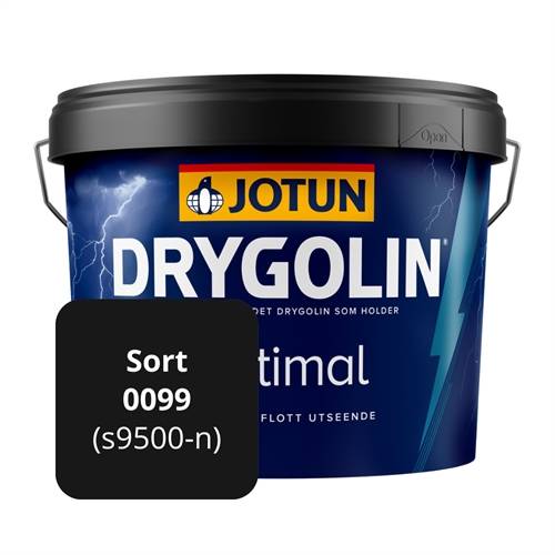 JOTUN DRYGOLIN OPTIMAL Glans 25 - Sort 0099 / 9500-n.