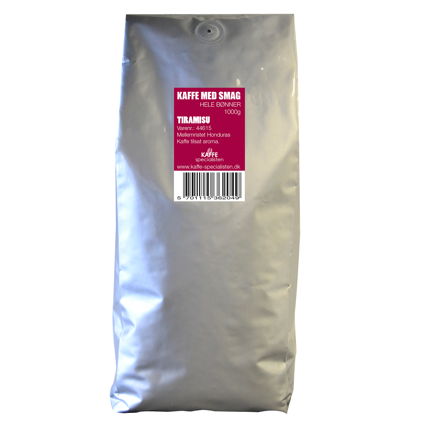 Te og kaffespecialisten, Tiramisu Malet til filterkaffe 1000 g..