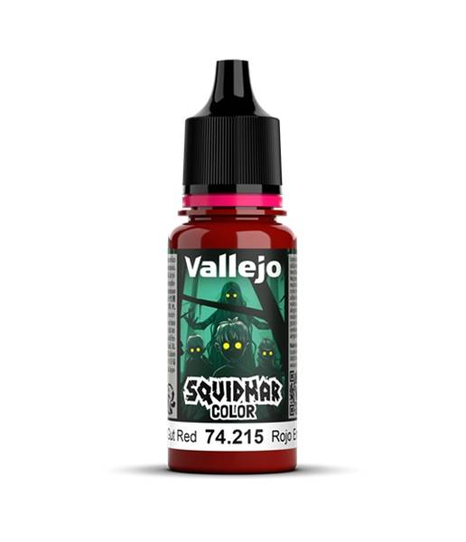 Vallejo Maling - Squidmar Color: Acrylic - Gut Red 18ml
