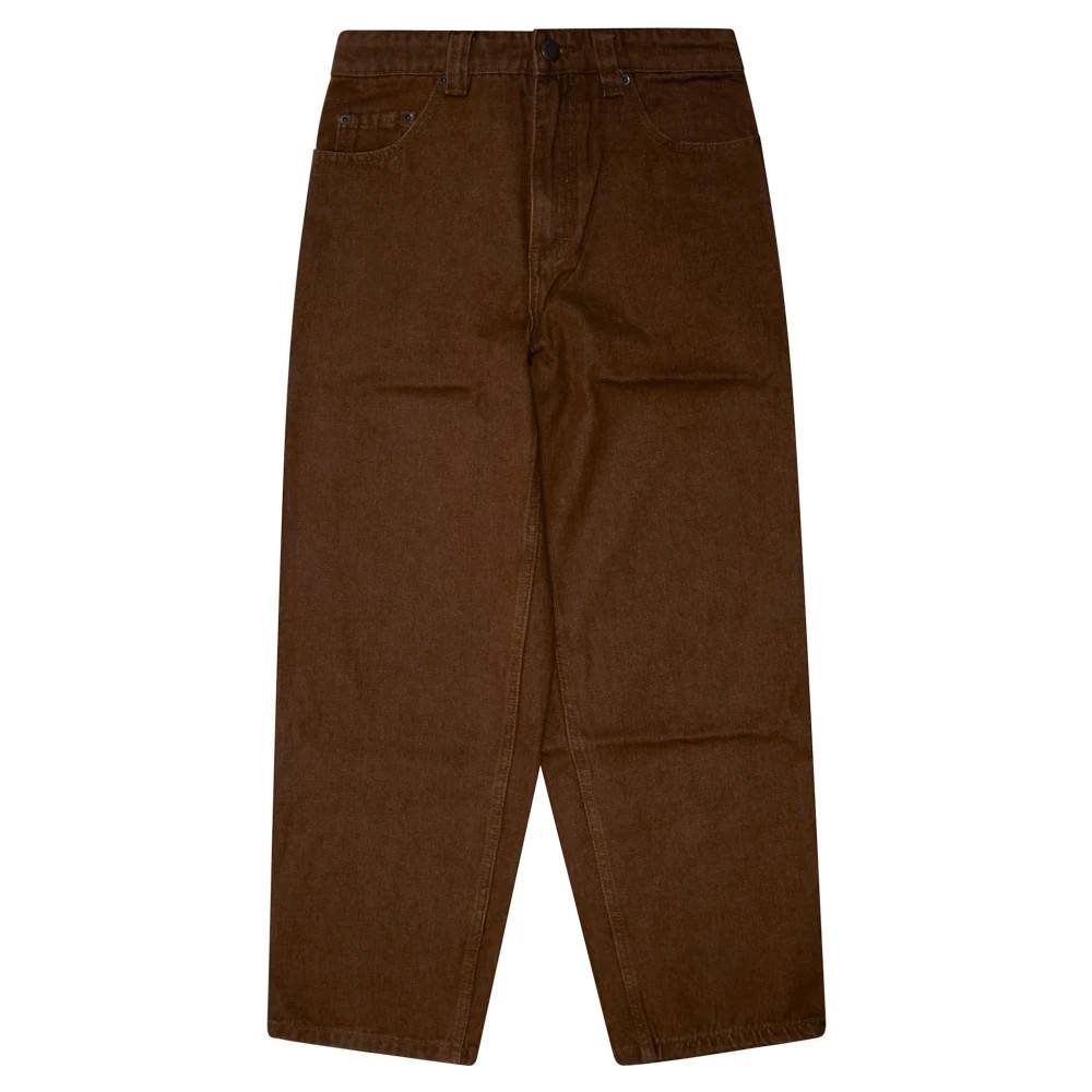 Molo Jeans Vita Stretta Gamba Larga Aiden - Kids - unisex - Brun - 164 CM -