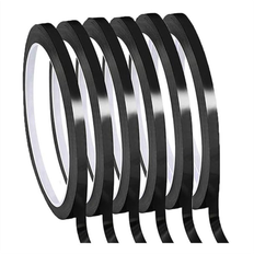 Whiteboard-stribet tape 6 ruller 1/8 tommer