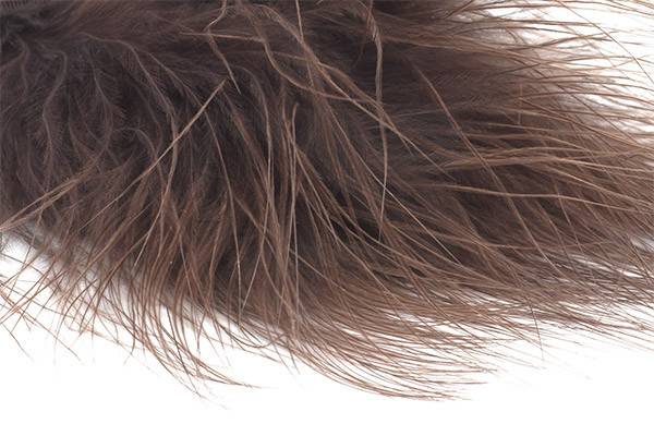 Troutline Turkey Marabou Blood Quills (Färg: Brown)