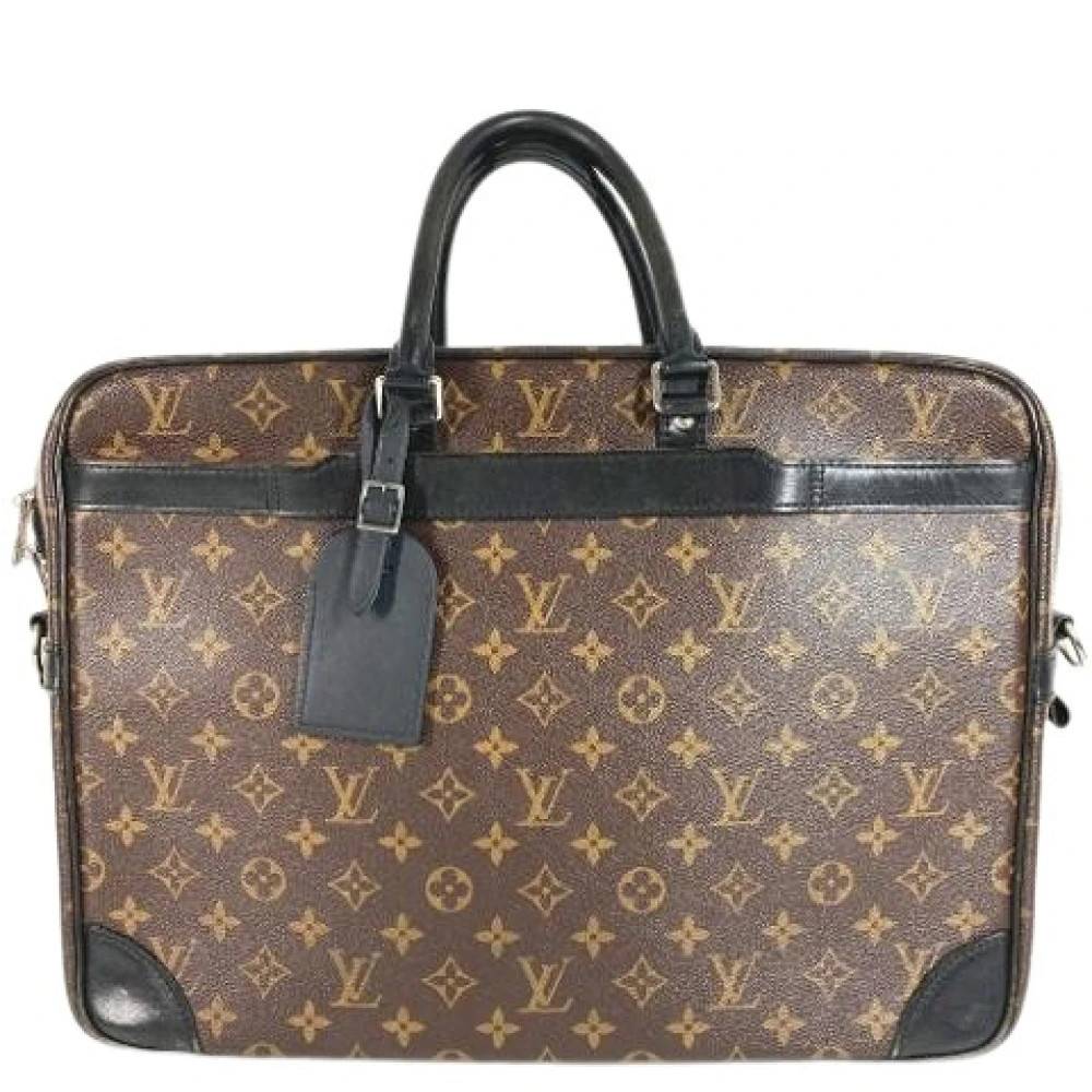 Louis Vuitton Vintage Pre-owned Porte Documents Voyage GM Briefcase - Vintage - Herre - Brun - ONE SIZE - Læder