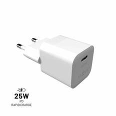 Fixed Oplader Mini PD Travel Charger USB-C 25W Hvid