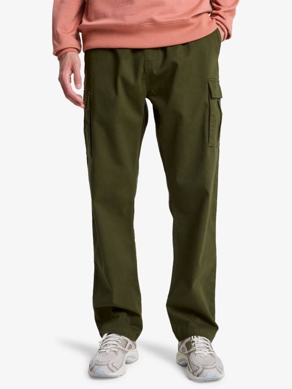 Taxer Regular Men Green Cargo Pant