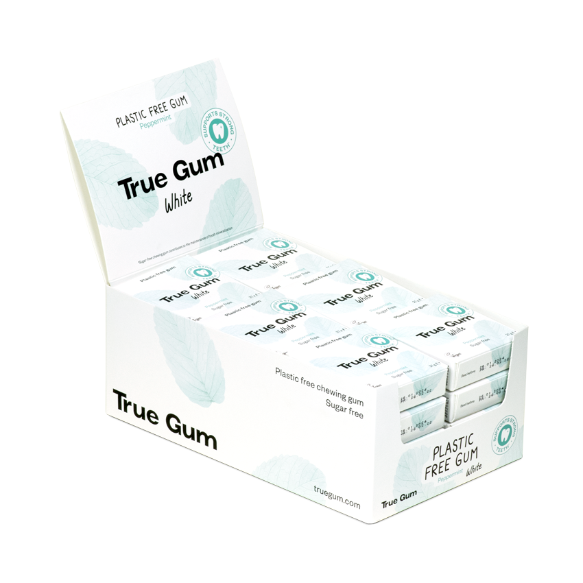 White tyggegummi Kasse - 24 pk.