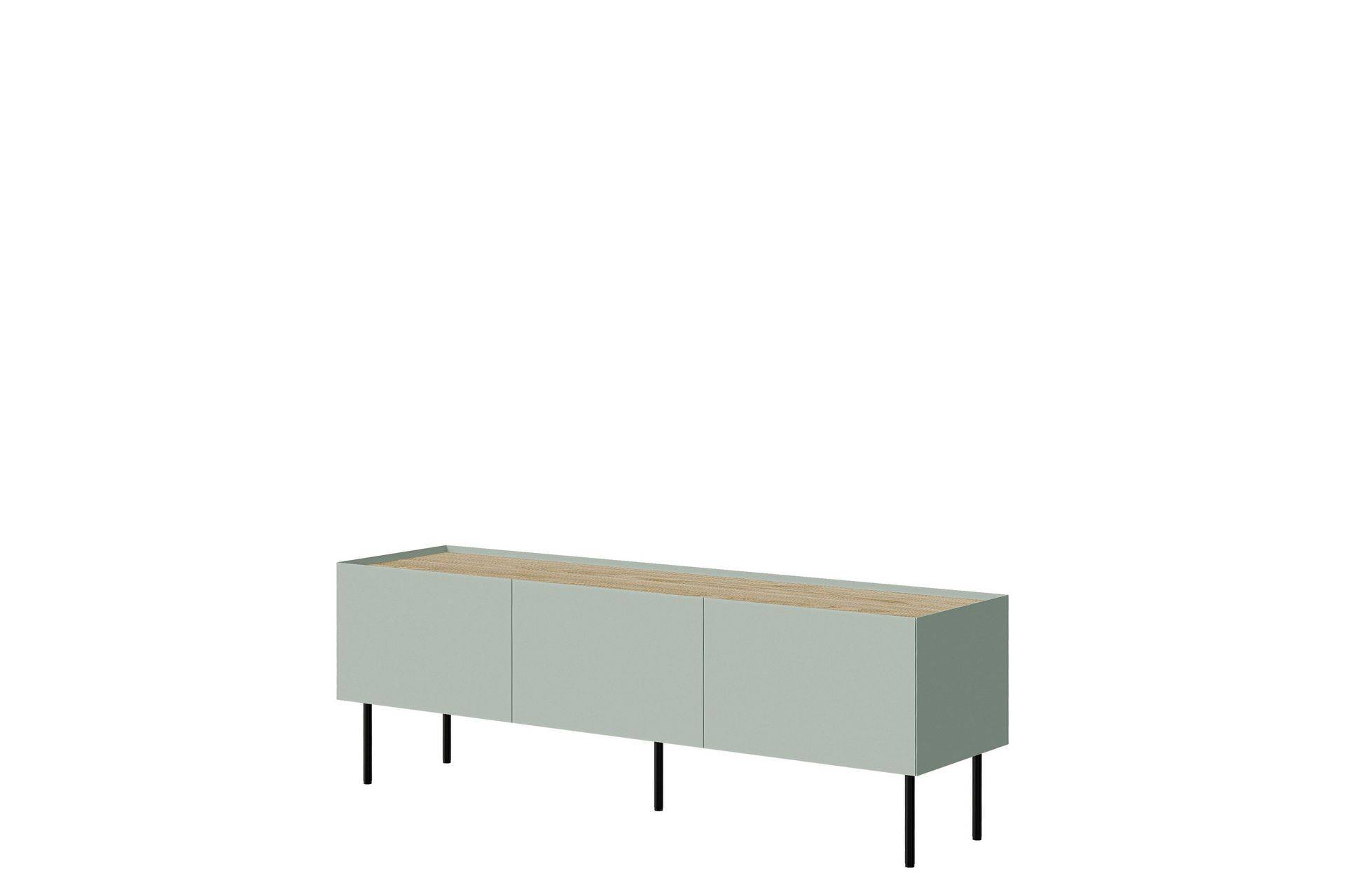 Akie Tv-bänk 150 cm - Grön TV bänk & mediabänk Trä