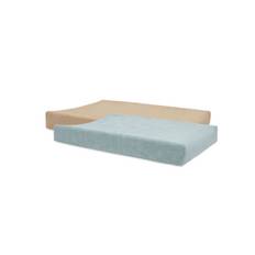 jollein Pusleunderlag i frotté 50x70cm - Sea Green /Biscuit -.