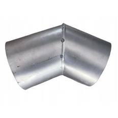 Rörböj för rökkamin, 45 grader 100mm rökrör
