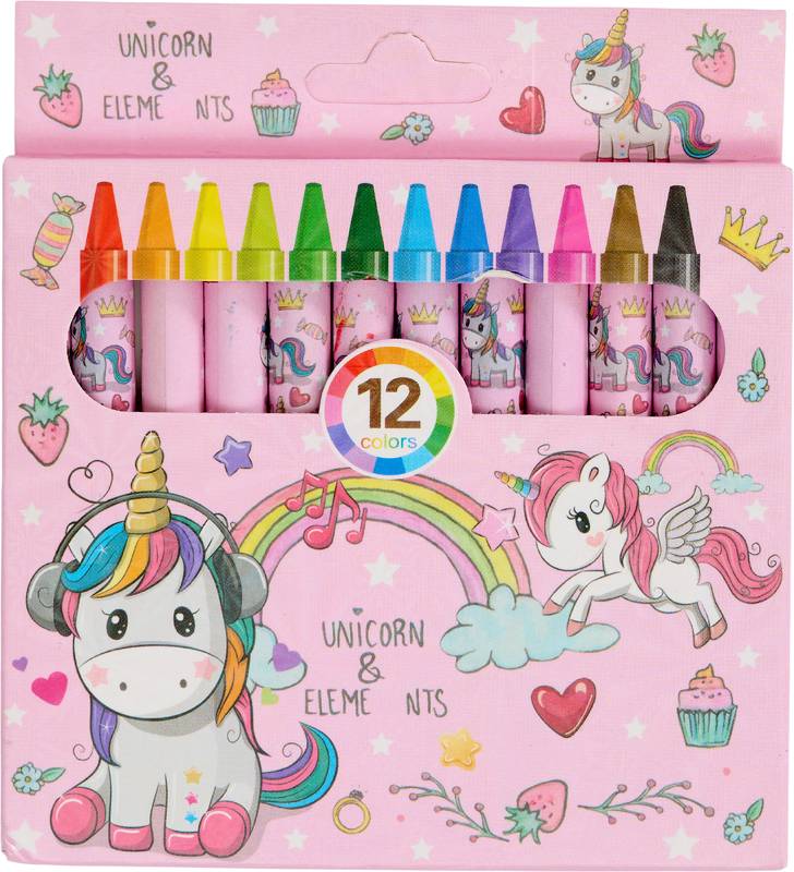 EQ Unicorn Kritor Mix 12 Färger