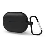 Geekria Silikonfodral Kompatibel med JBL Vibe 200TWS, Wave 200TWS True Wireless Earbuds, Hörlurar Skin Cover, Skyddsväska med nyckelringshake, Laddningsport tillgänglig (svart)