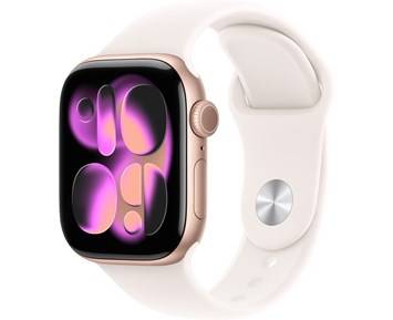 Apple Watch Series 11GPS42mmRose Gold Aluminium Case with Light Blush Sport Band - M/L
