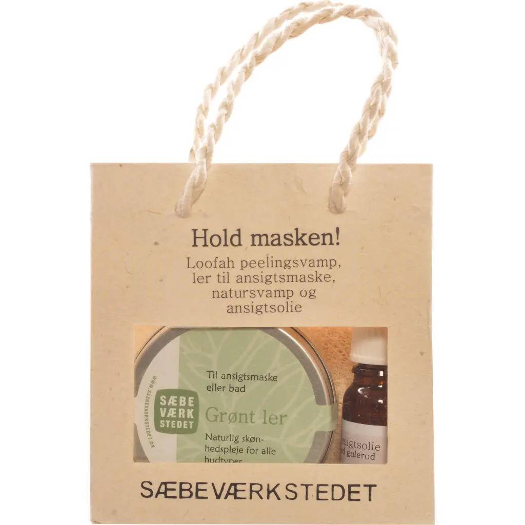 Gavesæt Hold Masken - Grønt Ler