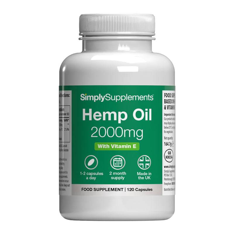 Hemp Oil Capsules 2000mg