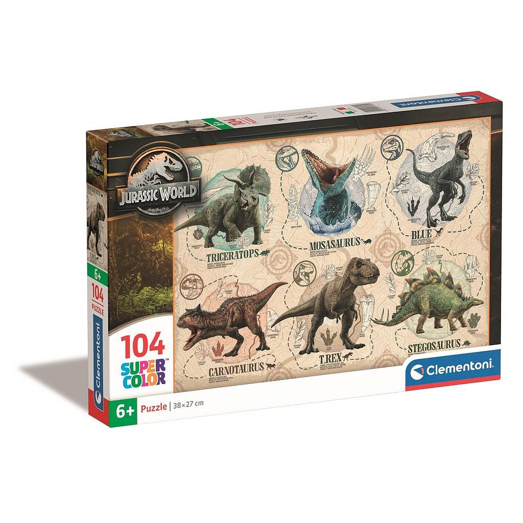 Jurassic World Guide 104-bitars pussel Clementoni