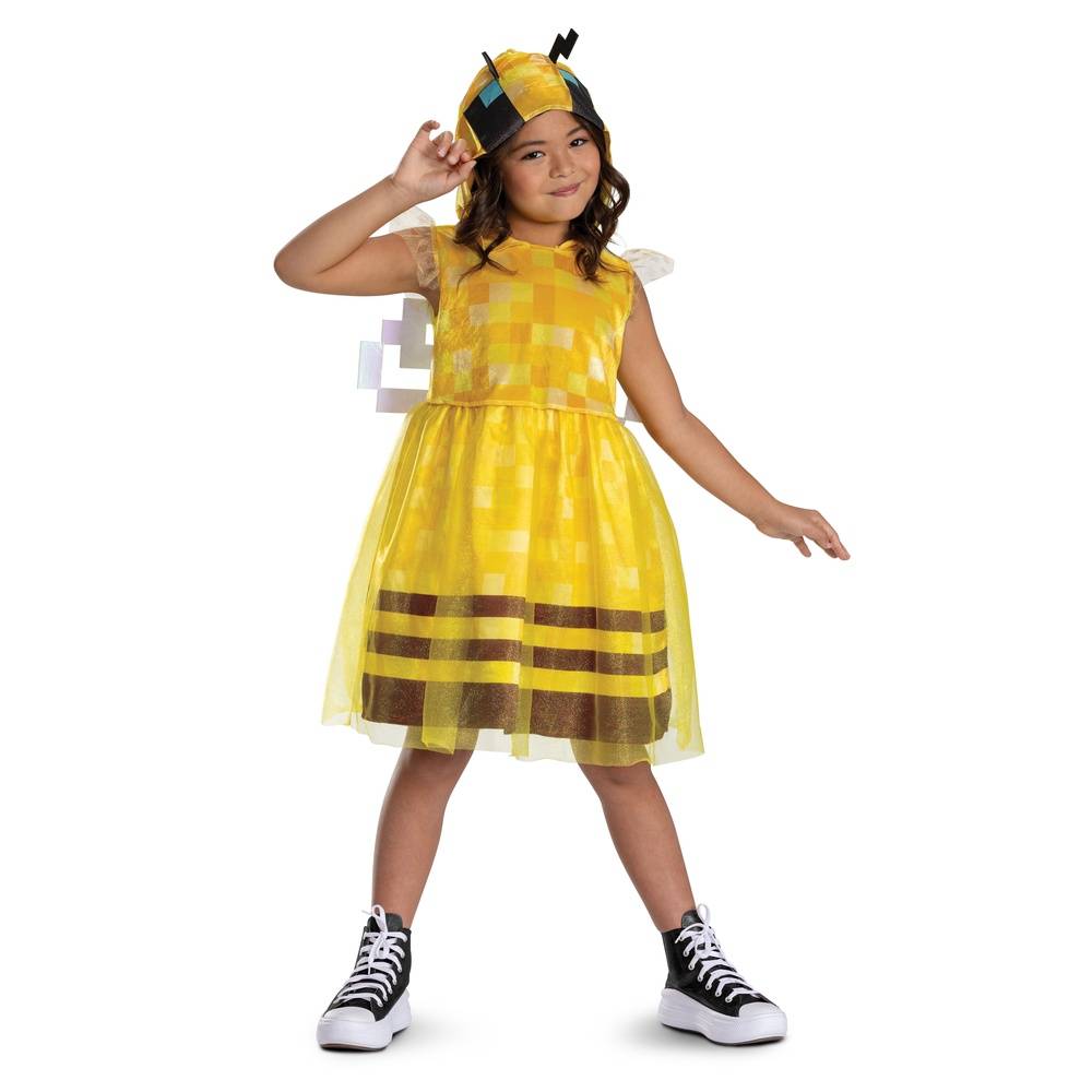 MinecraftÂ® Bee Girl Børnekostume