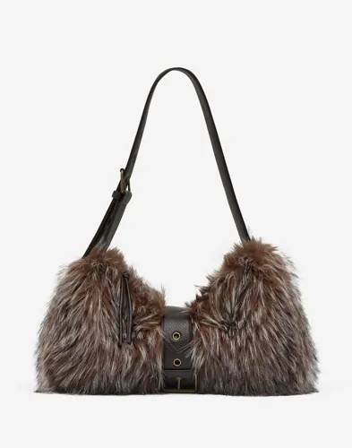 Nelly - Brun - The Faux Fur Bag