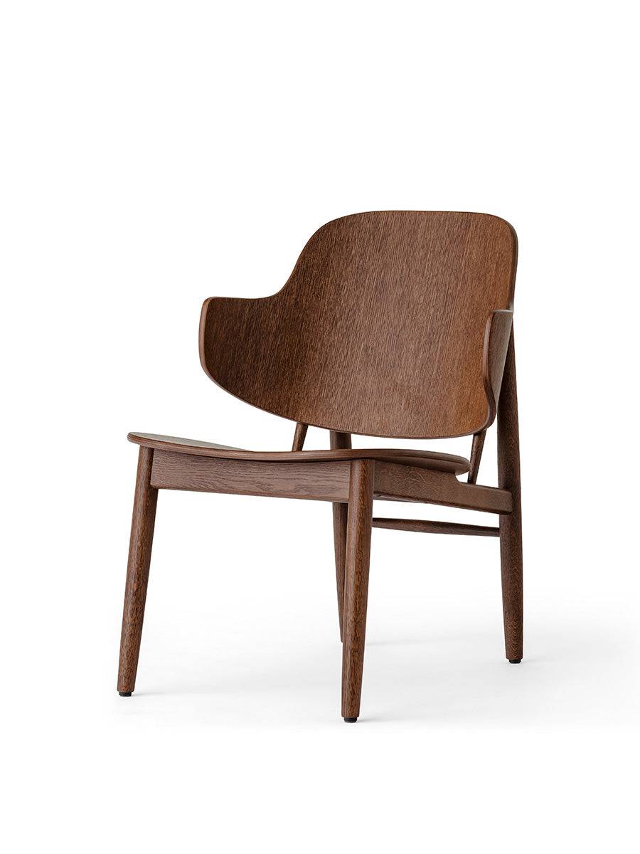 Audo Copenhagen - The Penguin Wooden loungestol Rødbejdset eg - Jacobsen Plus