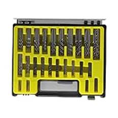 Natudeco 150st HSS Twist Drill Bits Twist Drill Bit Set Manuella borrverktyg 0,4 mm till 3,2 mm Twist Drill Bit Kit med plastlåda för Elektronik Hantverk Smycken