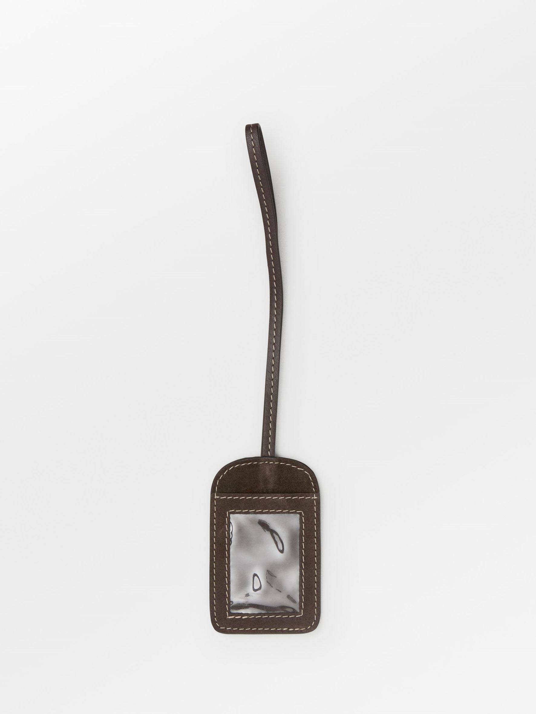 Suede Travel Tag