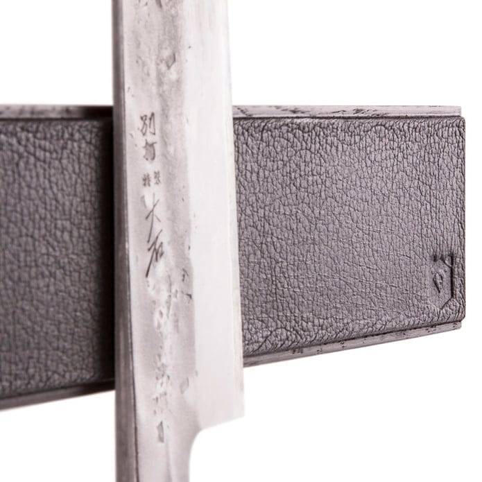 Black Leather Knife Holder 50cm