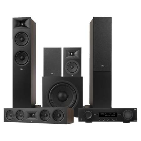 JBL Stage 260F 5.1 hemmabiopaket med MA710, svart