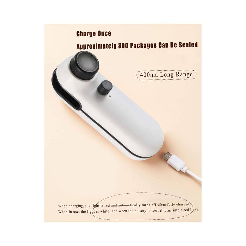 Bag Sealer Handheld Heat Vacuum Sealer 2-in-1 Bag Sealer and Cutter Sealing Machine Portable Food Storage