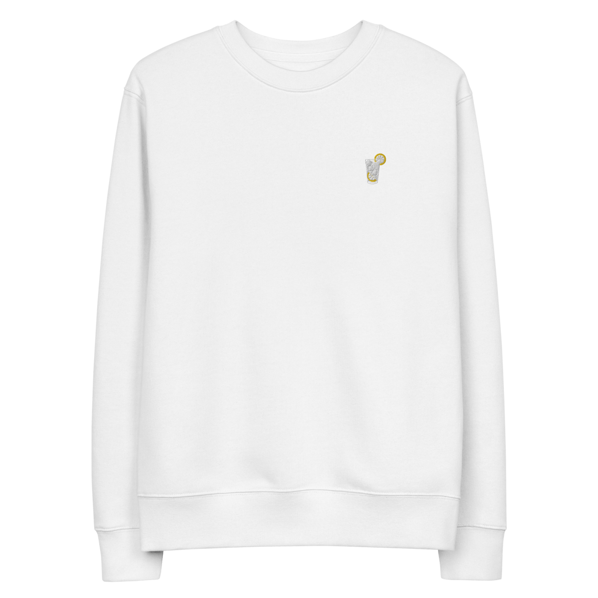 The Gin & Tonic Glass eco sweatshirt - White (XL)