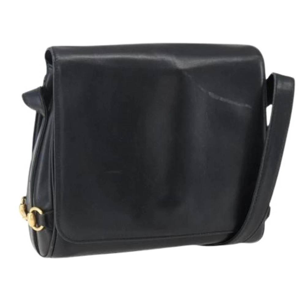 Gucci Vintage Pre-owned Vintage Skuldertaske - Vintage - Dame - Sort - ONE SIZE - Uld