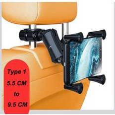 Surfplatta telefon bilhållare för baksäte nackstöd telefon surfplatta stödfäste motorcykel surfplatta telefonhållare för iphone ipad pro 12.9 - 5.5 to 9.5cm modell