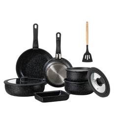 TEMU 13pcs Pots And Pans Set, Nonstick Cookware With Detachable/removable Handle, Induction Rv Kitchen Set, Oven Safe