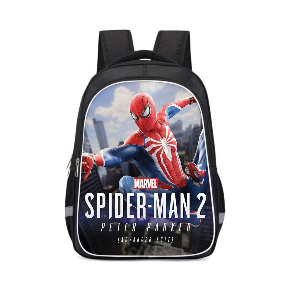 (Pattern 11, Double-layer large size) Marvel's Spider-Man 2 Dual-Pack Student Backpack Casual School Daypack Large Capacity Gift