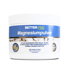 Better You Magnesiumpulver Citron - Malat, Taurat och Bisglycinat, 200 gram