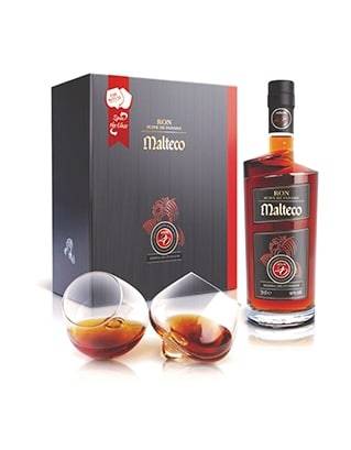 Malteco 20 års rom med 2-glas