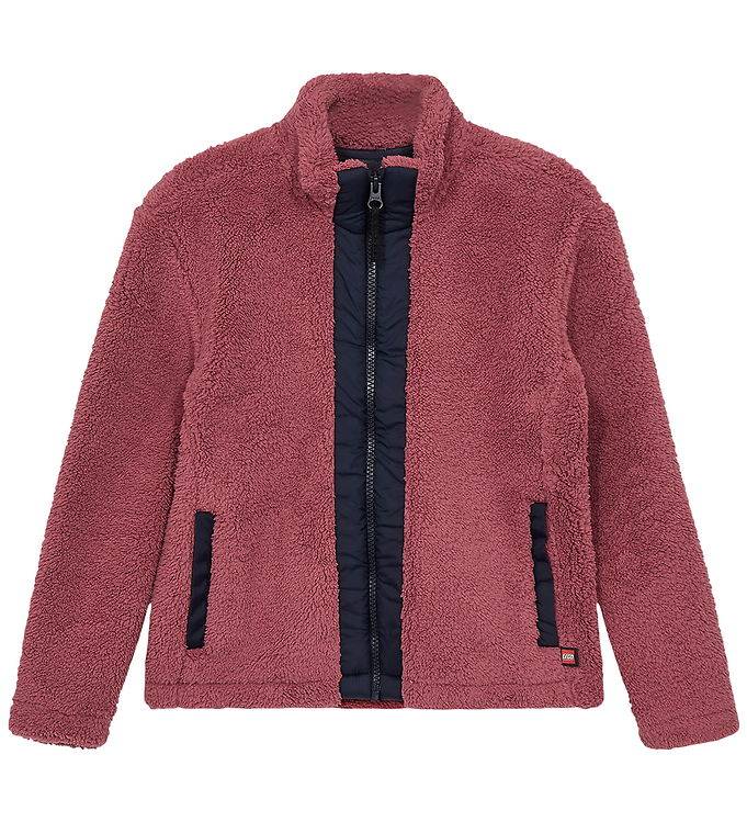 LEGO® Wear Fleccejakke - Teddy - LWSaku 206 - Mørk Rosa - LEGO® Wear - 6 år (116) - Fleecejakke