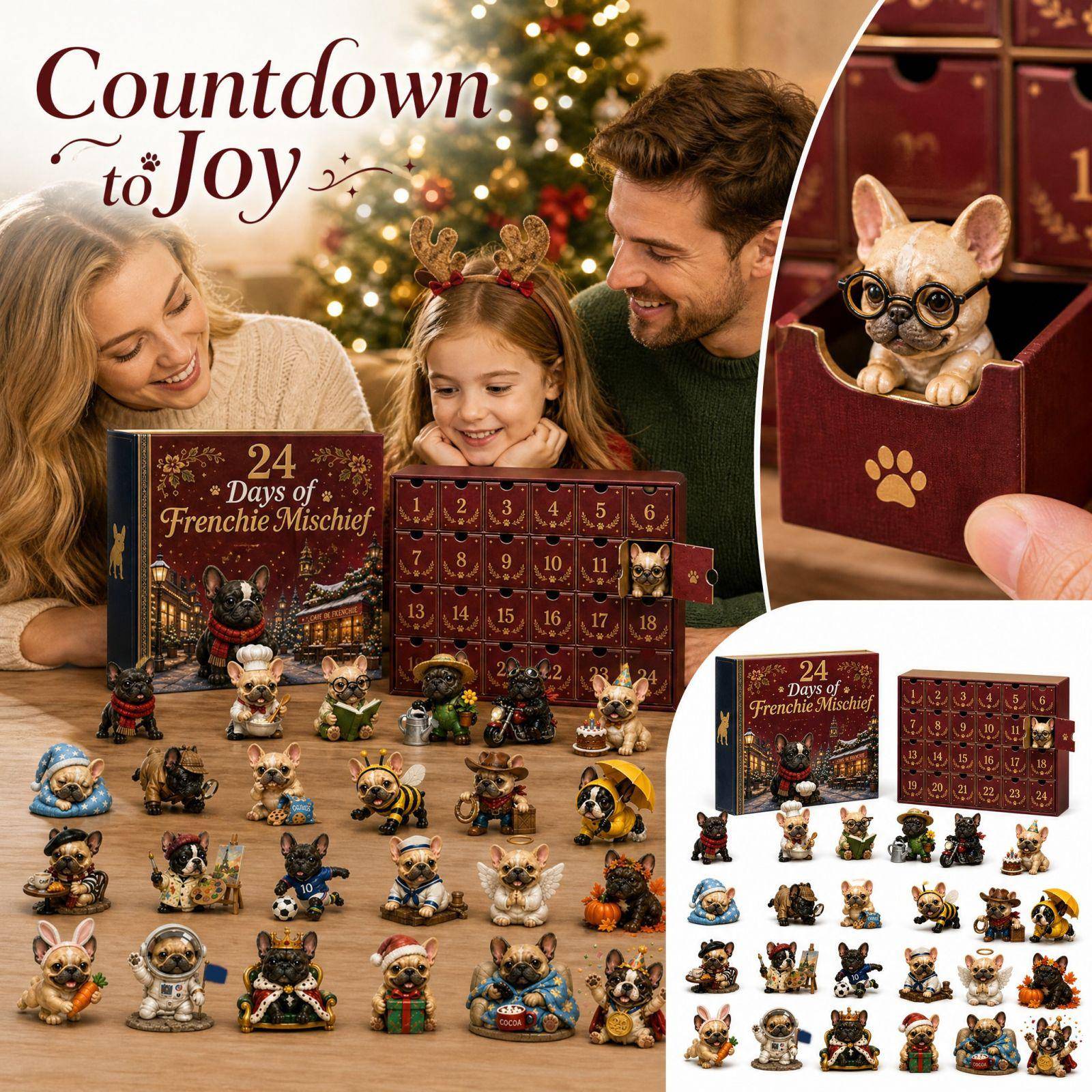 Christmas Advent Calendar for Dog Lovers - Holiday Countdown Calendar