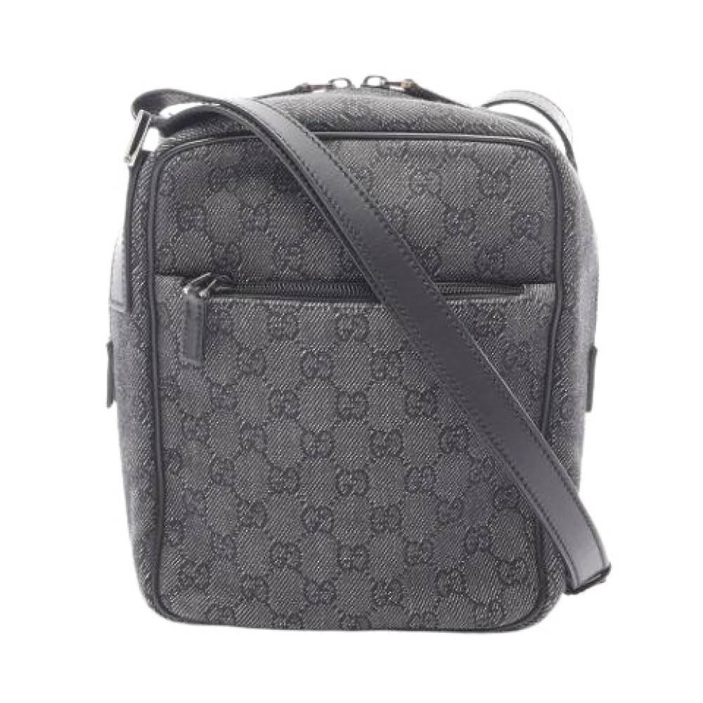 Gucci Vintage - Pre-owned Vintage Denim Crossbody Bag Vintage - Dam - ONE Size - Denim