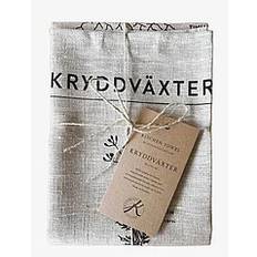 KUNSKAPSTAVLAN® Kökshandduk Kryddväxter |Grå |50X70