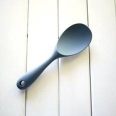Silikon ris sked, kökssked, riskokare, ris spis, non-stick ris, ris sked, ris spade, anti-skållning - Grå