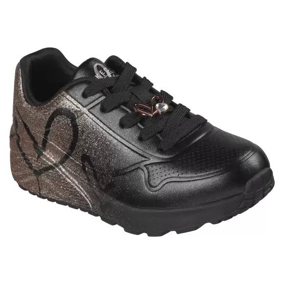 SKECHERS UNO LITE - HEARTDUST FOREVER 310814L BKRG.