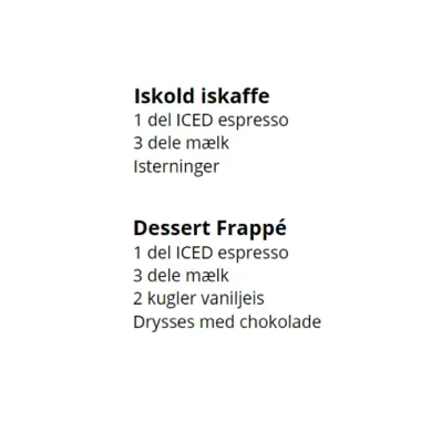 Iskaffe single stick - iced espresso